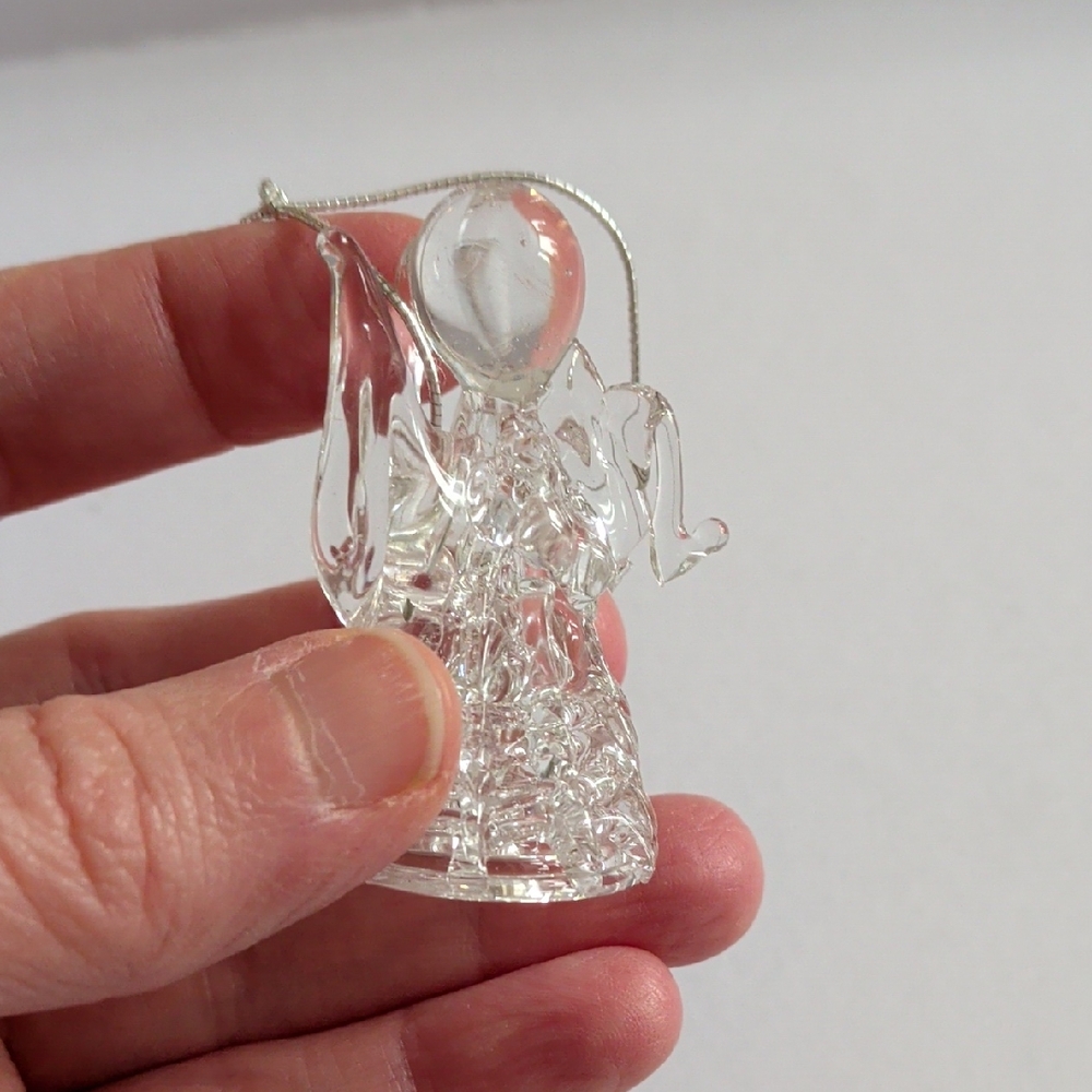❤️5/10 Glass Christmas Angel Ornament 🌲